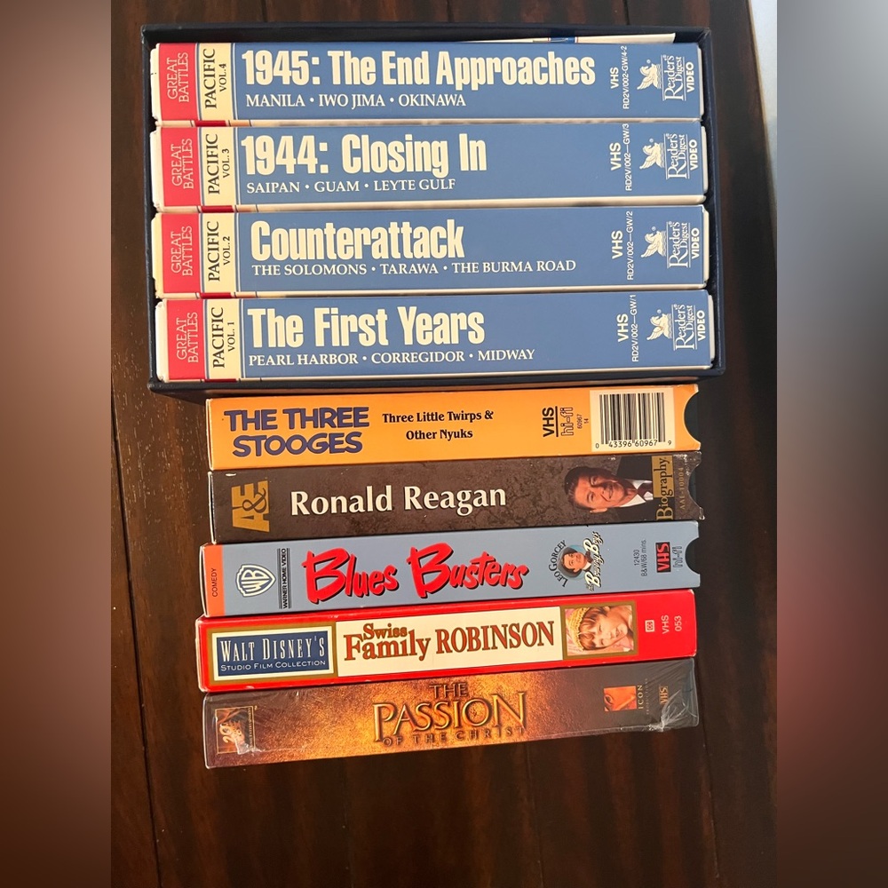 Bundle of VHS Collection